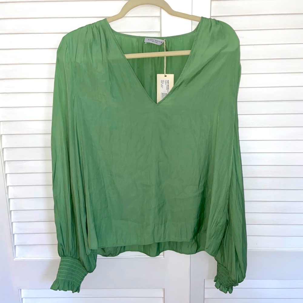 Ramy Brook V-neck Cold-shoulder Tunic